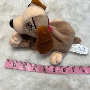 Disney Store Lady & The Tramp Crocker Spaniel animal bean bag plush